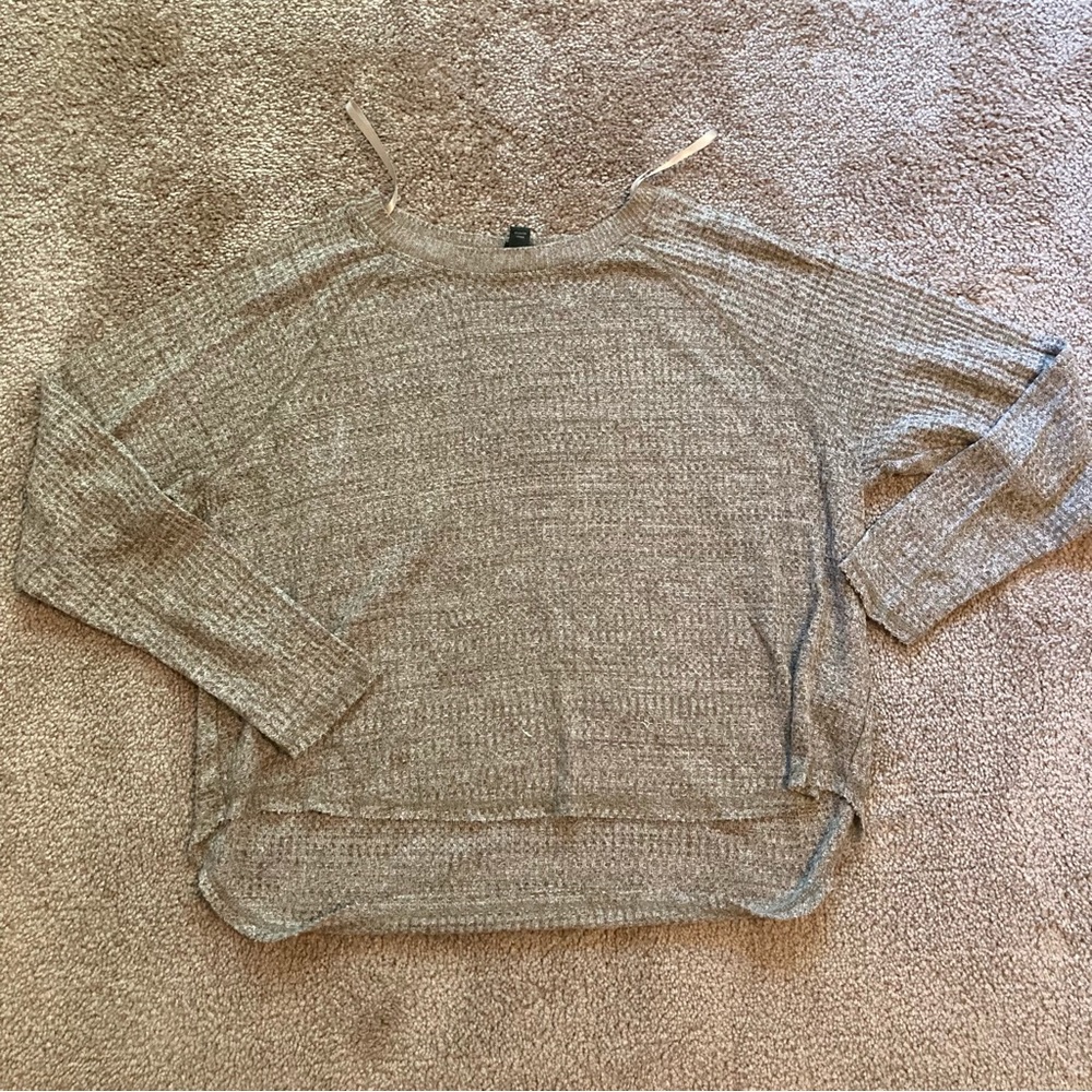 Tan Wild Fable Waffle Top